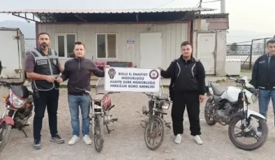 Bolu’da Hırsızlık Çetesi Çökertildi! Motosikletler İade Edildi