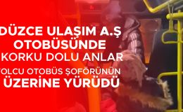 Otobüs yolcusundan şoföre tehdit dolu sözler!