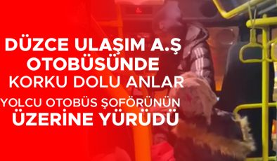 Otobüs yolcusundan şoföre tehdit dolu sözler!