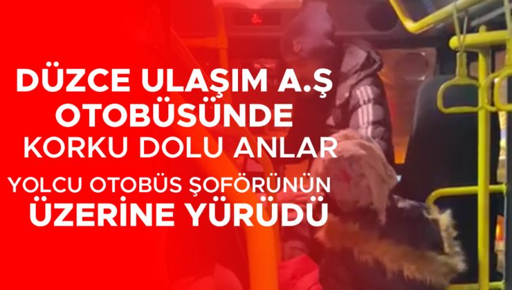 Otobüs yolcusundan şoföre tehdit dolu sözler!