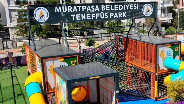 Teneffüs Park’a Yeni Kaydırak Kulesi Eklendi!