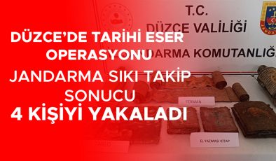 Tarihi Eser Kaçakçıları Operasyonla Yakalandı