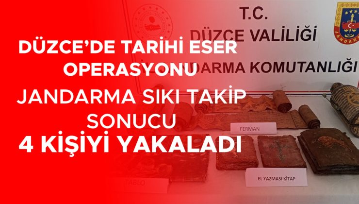 Tarihi Eser Kaçakçıları Operasyonla Yakalandı