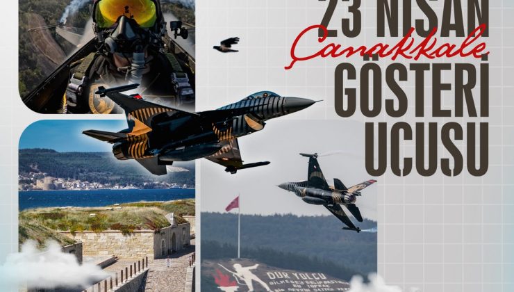 Çanakkale’de SOLOTÜRK’ten Nefes Kesen Uçuş Gösterisi
