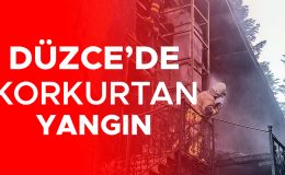 Darıyeri’nde Villalar Arasında Korkutan Yangın!