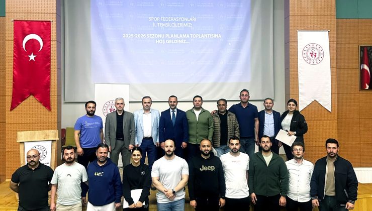 Artvin’de Spor Federasyonları Toplantısı Gerçekleşti!