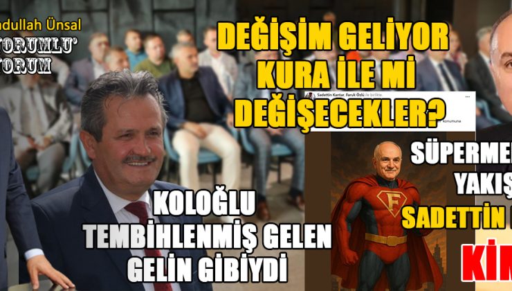Koloğlu’ndan DİKAB ve Milletvekilliği Açıklamaları!