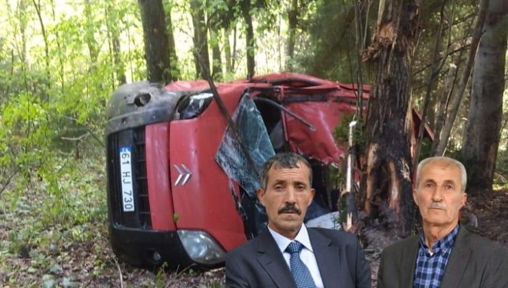 Düğün dönüşü kaza: İki muhtar hayatını kaybetti