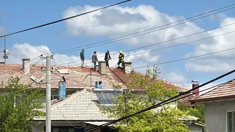 Yuva Köyü’nde Bacadan Yangın, Felaket Önlenildi!