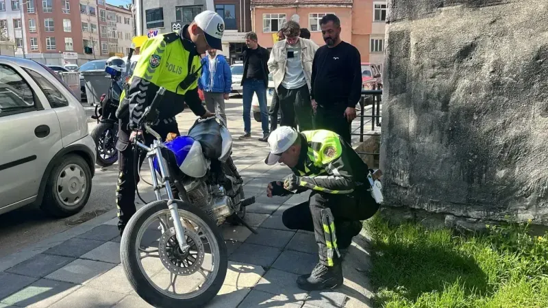 Bolu’da Aksiyon Dolu Kovalamaca Motosiklet Hırsızı!