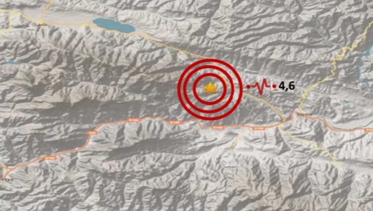 Taşova’da 4.6 Büyüklüğünde Deprem Paniği!