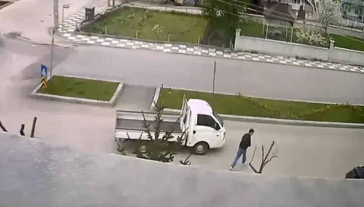 Kamyonet Çarptı, Genç Yaralandı: Panik Anları!