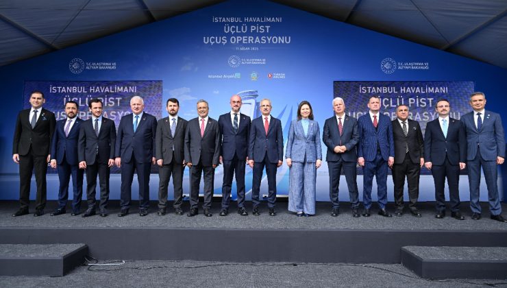 İstanbul Havalimanı’nda Tarihi Üçlü Kalkışlı Operasyon Başladı!