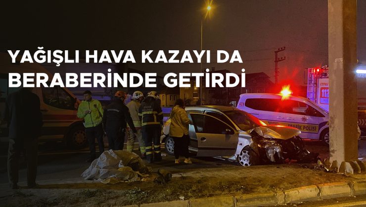 Otogar mevkiinde kaza: İki yaralı var!