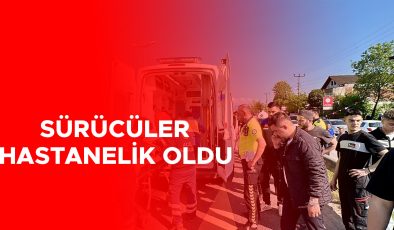 Motosiklet ve elektrikli bisiklet çarpıştı, yaralılar var!
