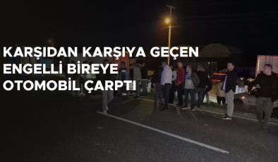 Engelli Araca Çarpan Otomobildeki Kaza Gözyaşlarıyla Sonuçlandı