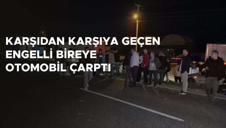 Engelli Araca Çarpan Otomobildeki Kaza Gözyaşlarıyla Sonuçlandı