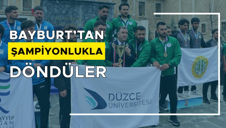 Düzce Üniversitesi Raftingde Türkiye Şampiyonu Oldu!