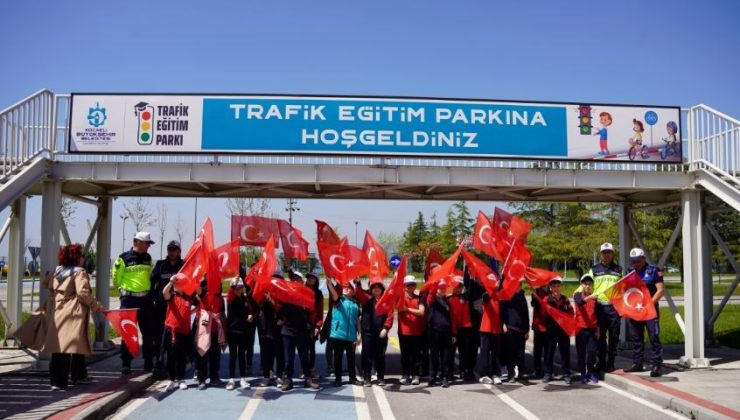 Trafik Eğitim Parkı’nda Coşkulu 23 Nisan Kutlaması