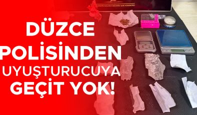 Düzce’de Uyuşturucu Operasyonu: 34 Gözaltı!