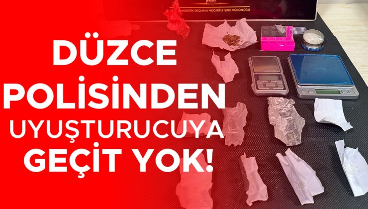 Düzce’de Uyuşturucu Operasyonu: 34 Gözaltı!