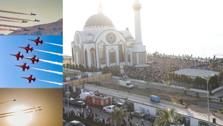 Türk Yıldızları İskenderun’da Nefes Kesen Gösteri Düzenledi