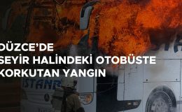 Otobüste Yangın: Yolcular Tahliye Edildi, Kurtarıldı