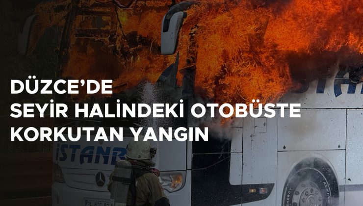 Otobüste Yangın: Yolcular Tahliye Edildi, Kurtarıldı