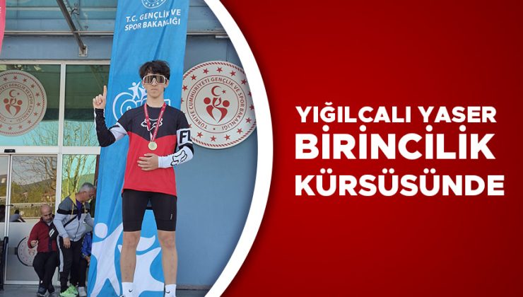 Yığılcalı Yaser Şen’den Bisiklet Turnuvasında Zafer!
