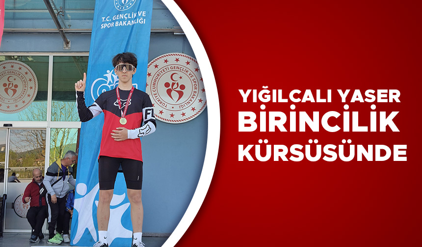 Yığılcalı Yaser Şen’den Bisiklet Turnuvasında Zafer!