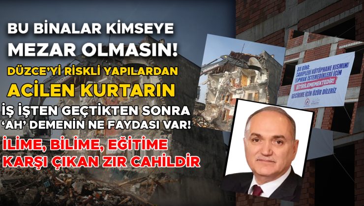 Düzce’de Deprem Korkusu ve Kentsel Dönüşüm Gereksinimi