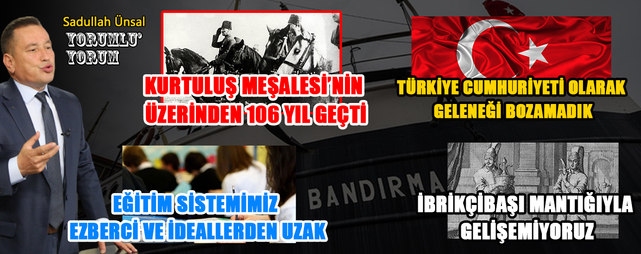 İbrikçibaşı Zihniyetinden Kurtulmanın Zamanı Geldi!