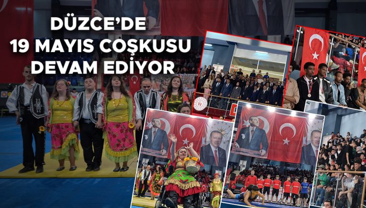 Düzce’de 19 Mayıs Coşkuyla Kutlandı!