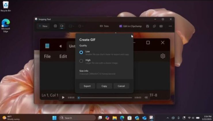 Windows 11’de Yeni GIF Oluşturma Özelliği!