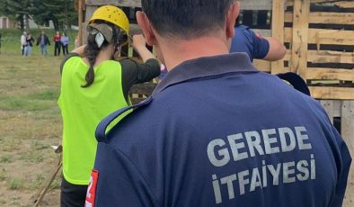 Gerede’de Tatbikat: Genç İtfaiyecilere Gerçek Deneyim!