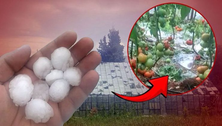 Antalya’da Dolu, Tarım Ürünlerini Vurdu!