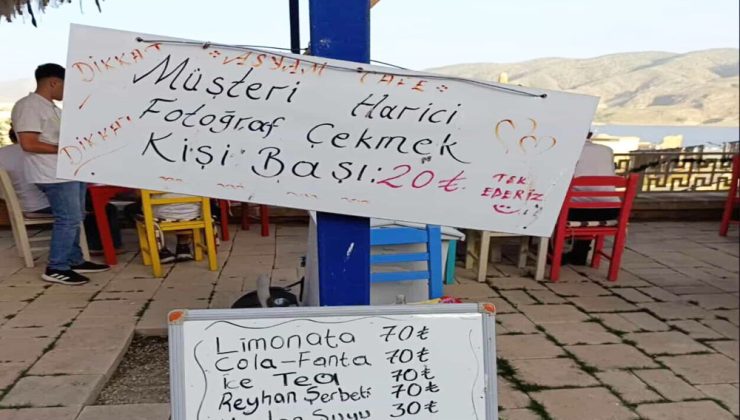 Hasankeyf’te fotoğraf ücreti krizi!