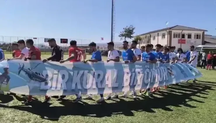 Futbol Maçında Trafik Güvenliğine Dikkat Çekildi!