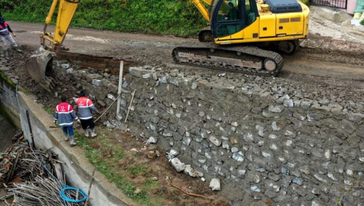 Ordu’da Heyelan Riski Ortadan Kalkıyor!