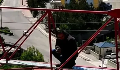 İşçiler Kule Vinçte İntihar Girişiminde Bulundu!