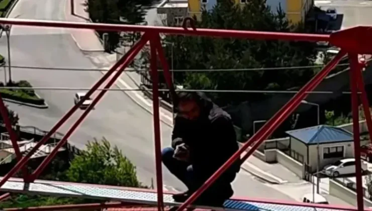 İşçiler Kule Vinçte İntihar Girişiminde Bulundu!