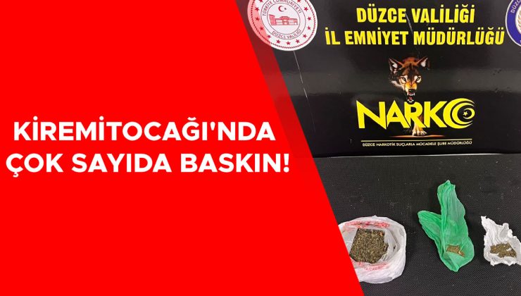 Düzce’de Uyuşturucu Operasyonu: Altı Şüpheli Tutuklandı