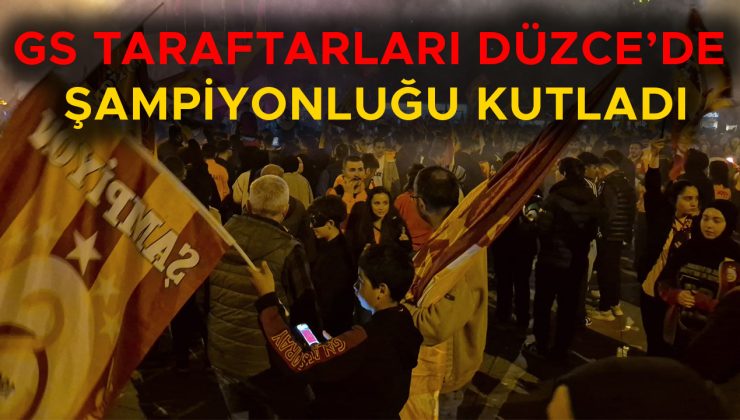 Galatasaray Şampiyonluğunu Kutlamak İçin Sokaklara Döküldü!