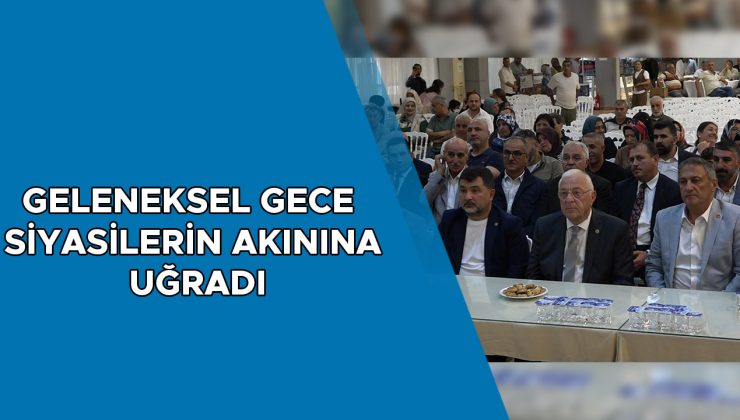 Düzce’de Kültür Gecesi’ne Siyasi İlgiler Yoğun Oldu!
