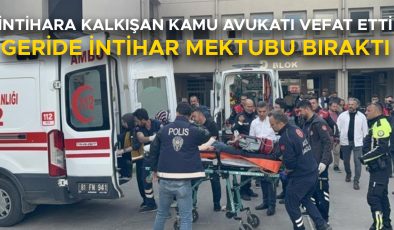 Kamu Avukatı Münir Ç. İntihar Girişiminde Hayatını Kaybetti