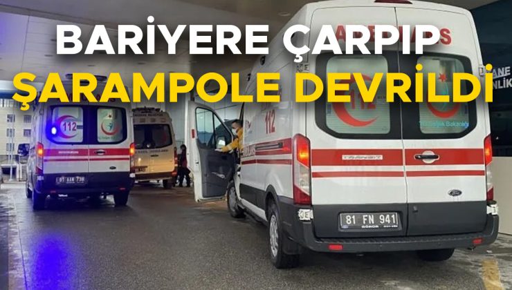 Düzce’de TIR Kazası: Sürücü Hastaneye Kaldırıldı