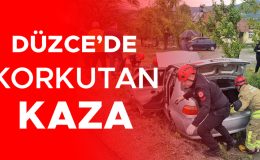 Kaygan yolda kaza: 3 yaralı hastaneye kaldırıldı!