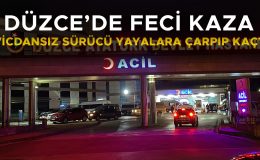 Vicdansız sürücü yayalara çarptı, kaçtı!