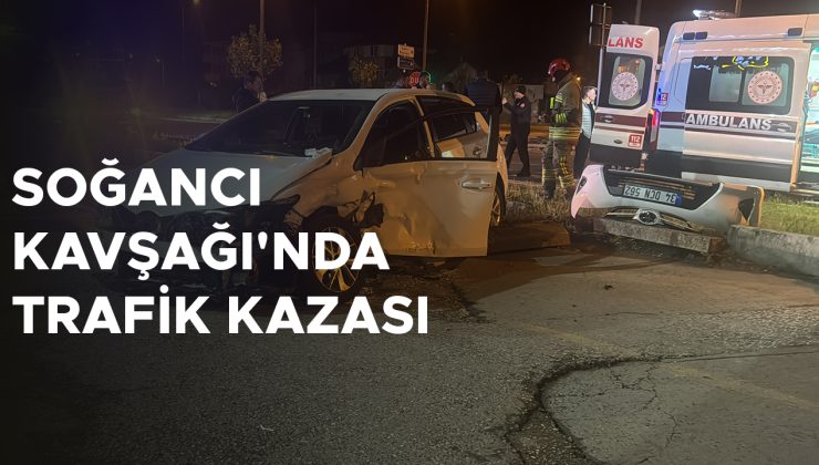 D-100’de Pikap ve Otomobil Çarpıştı: İki Yaralı
