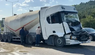 Köroğlu Rampaları’nda Tır Çarpışması: Bir Yaralı!